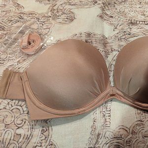 Victoria's Secret Nude Strapless Bra w/attachable straps, 34D